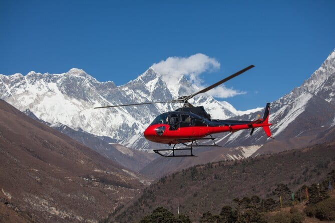 Everest Base Camp helicopter tour with landing - Landing at Syangboche and visiting Everest View Hotel