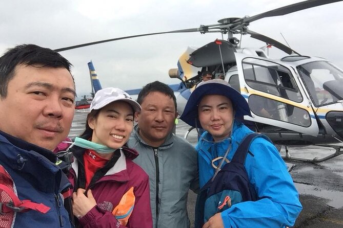 Everest Base Camp Landing by Helicopter at kalapathar View Point - The optional breakfast at Hotel Everest View