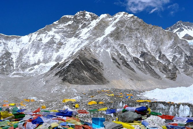 Everest Helicopter Tour- Day Tour - Refueling at Lukla and the flight back