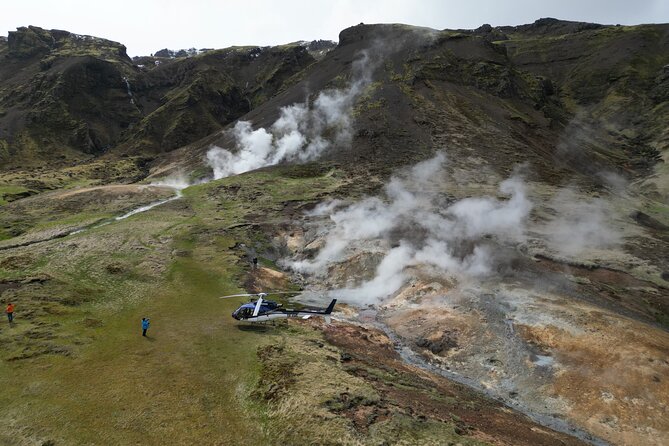 Fire and Ice Helicopter Tour: Glacier and Hengill Geothermal Area - Hengill geothermal area: the fire half