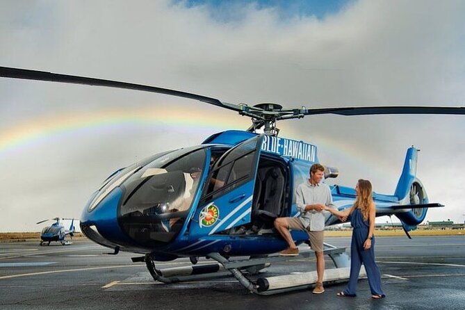 First Class Maui & Molokai Helicopter Tour with Landing - Landing at Ulupalakua Ranch