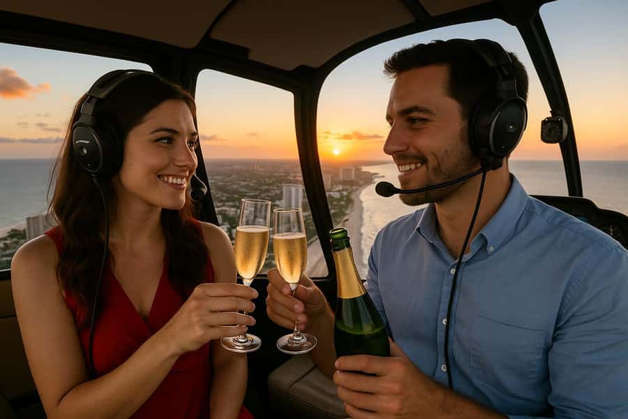 Fort Lauderdale : Romantic Champagne Helicopter Flight Tour - What the $415 price really buys you