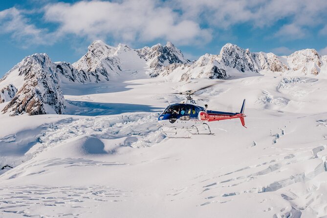 Fox Glacier and Mount Cook Helicopter Flight with Snow Landing - Landing on the snow above the icefalls
