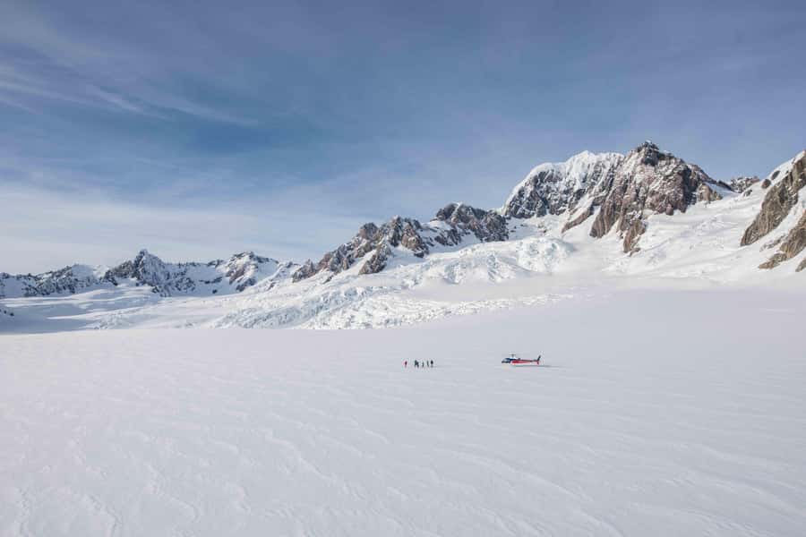 Fox Glacier and Mount Cook Helicopter Flight - Flying over a 13-kilometer glacier