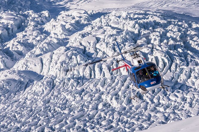 Fox Glacier: Twin Glacier Helicopter Flight with Snow Landing - The flight from Fox Glacier village
