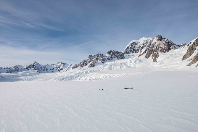Fox Glacier: Twin Glacier Helicopter Flight with Snow Landing - The return over Fox Glacier