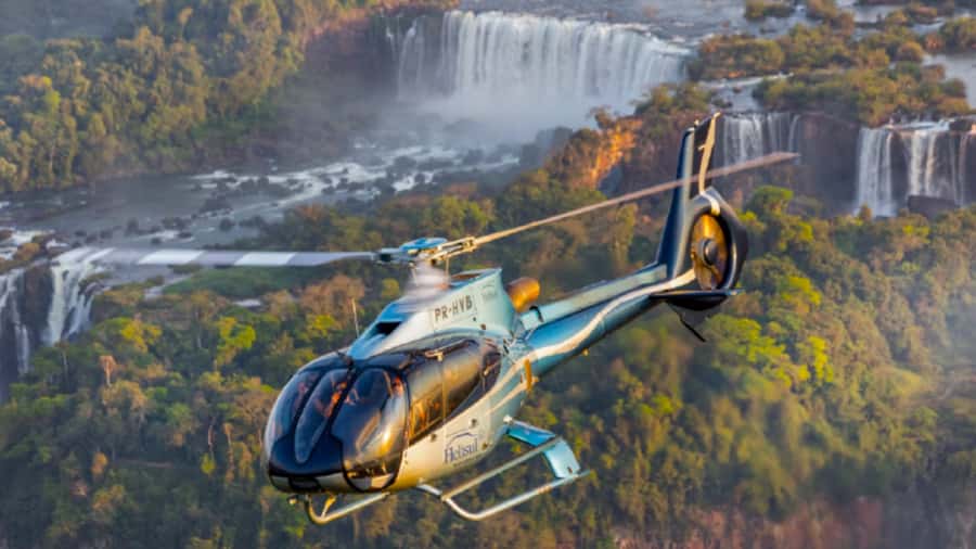 Foz do Iguaçu: Helicopter Flight over the Iguassu Falls - What happens at the Helisul helipad