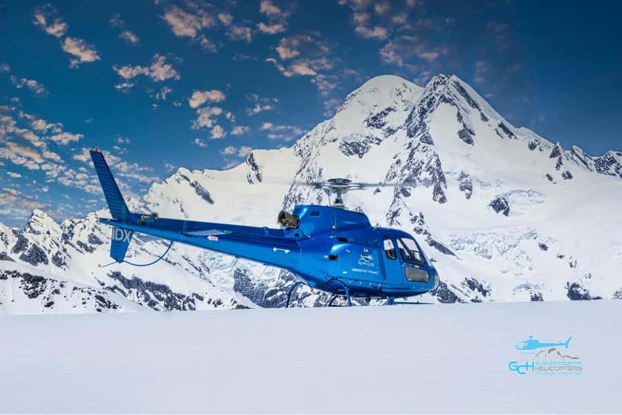 Franz Josef: 35min Helicopter Trip over Two Glaciers - Franz Josef Glacier from above