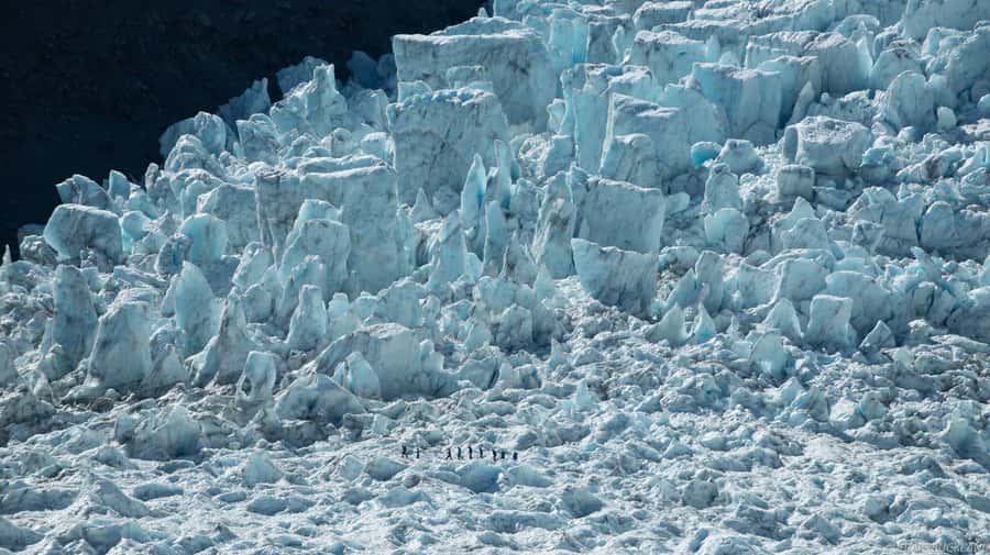 Franz Josef: Glacier Ice Climb experience with Heli Transfer - Your morning briefing at the Glacier Base Building