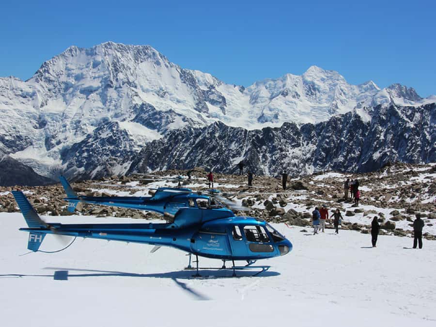 Franz Josef Town: 3-Glacier Helicopter Ride with Landing - From terminal moraine to high mountain ice