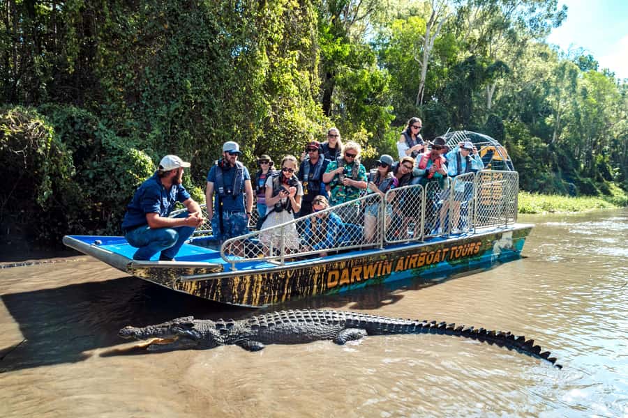 From Darwin: Top End Helicopter Ride & BBQ Cruise Day Trip - The Top End in six memorable pieces