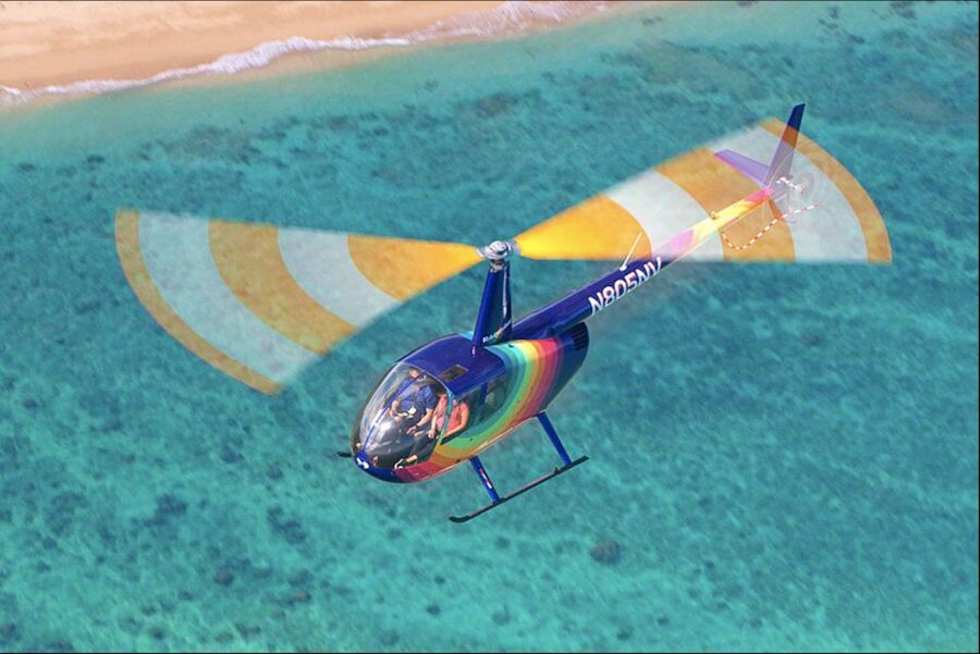 From Honolulu: Oahu 60min Helicopter Tour with Doors Off/On - North Shore, Banzai Pipeline, and Waimea Bay
