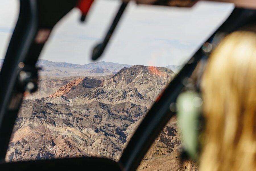 From Las Vegas: Grand Canyon Helicopter Tour with Champagne - The route from Maverick Helicopters to the canyon