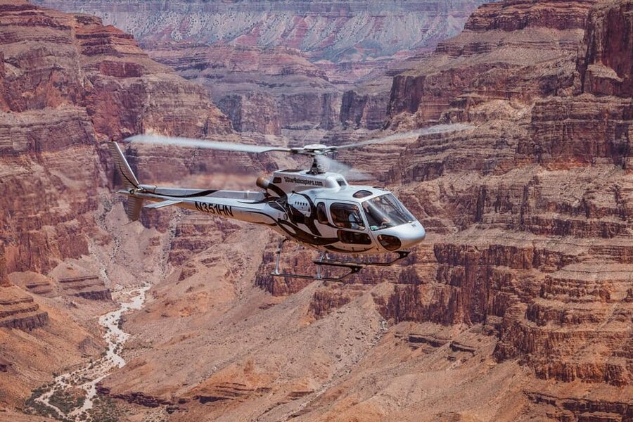 From Las Vegas: Grand Canyon West Rim Helicopter Tour - Pilot commentary and the human side of the trip