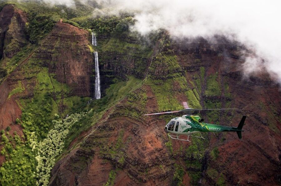 From Lihue: Kauai Sightseeing Helicopter Flight - Manawaiopuna Falls, Kauai’s Jurassic Park waterfall