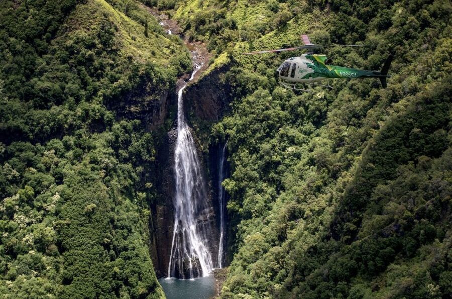 From Lihue: Kauai Sightseeing Helicopter Flight - The Olokele Canyon landing
