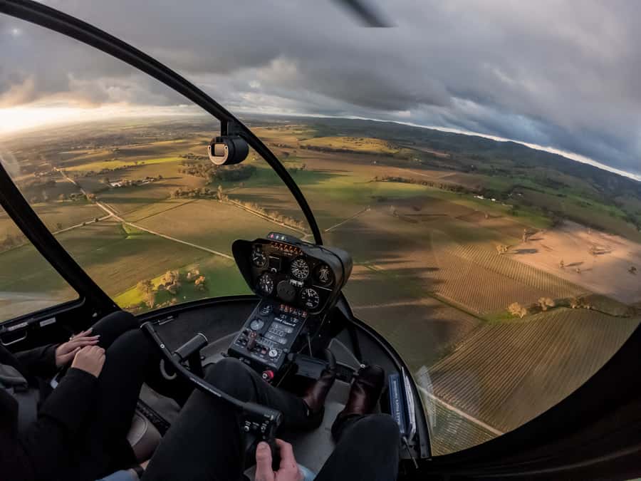 From Lyndoch: Barossa Valley 15-Minute Helicopter Flight - Meeting the crew in Hoffnungsthal Valley