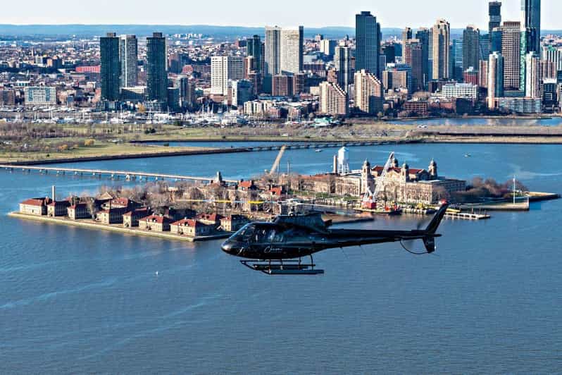 From New Jersey: NYC Skyline Helicopter Tour - The first lift over the Hudson River