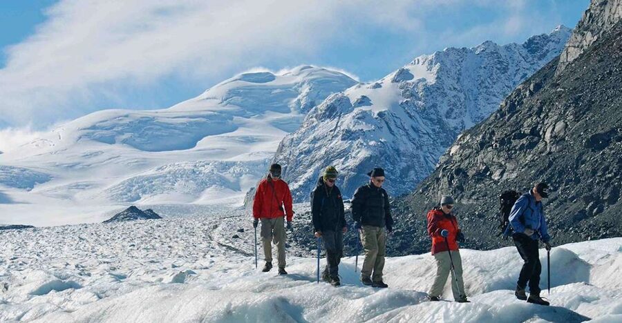 From Queenstown: Mount Cook Heli-Hike and Bus Tour Combo - Lake Pukaki and the first look at Aoraki