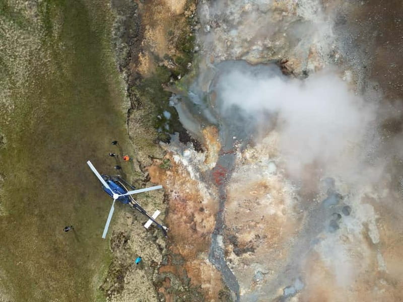 From Reykjavik: Fire And Ice Helicopter Tour with 2 Landings - Hengill’s steam, mud, and volcanic ground