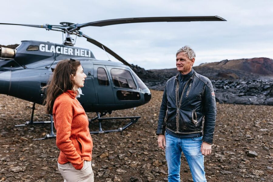 From Reykjavik: New Volcanic Area Helicopter Tour - The route from Reykjavik to Reykjanes