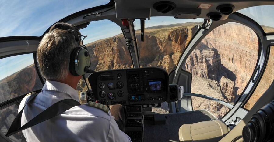 From South Rim: Grand Canyon Spirit Helicopter Tour - Arriving at Grand Canyon Airport in Tusayan