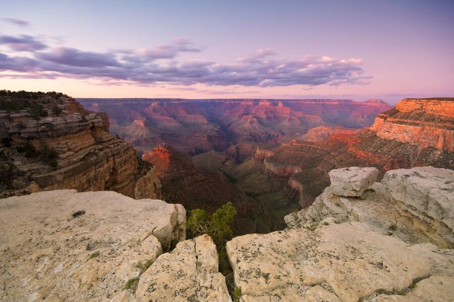 From South Rim: Grand Canyon Spirit Helicopter Tour - The Dragon Corridor and the main visual payoff