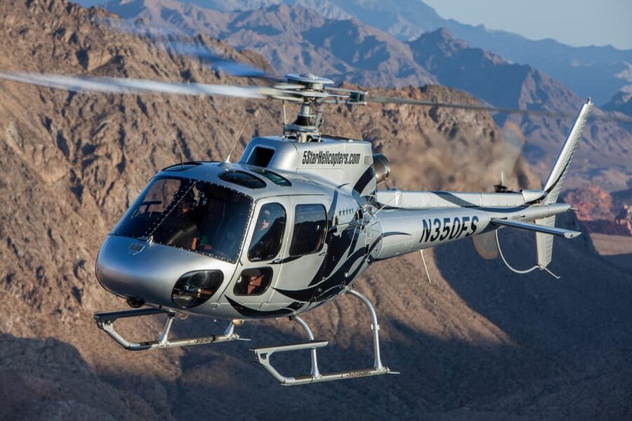 From Vegas: Grand Canyon Helicopter with Eagle Point Landing - Hoover Dam, the Bypass Bridge, and Mojave Desert views