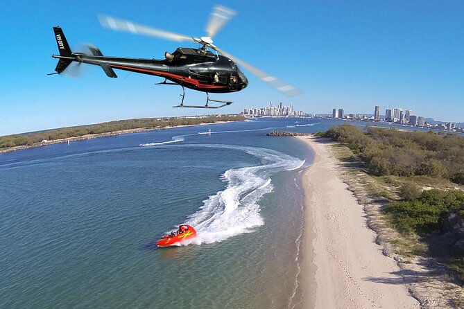 Gold Coast Helicopter 10 min Flight and Jet Boat Ride - The Broadwater jet boat ride