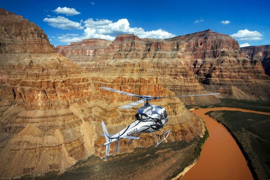 Grand Canyon Helicopter Flight & Hoover Dam River Float Raft - Starting the 14-mile Colorado River float