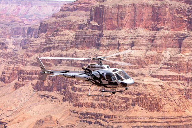 Grand Canyon Helicopter Flight with Sunset Valley of Fire Landing - The Grand Canyon from the Colorado River side