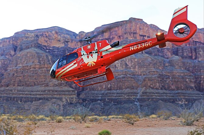 Grand Canyon West Helicopter Tour with VIP Skywalk and Boat Ride - Start at the Boulder City heliport