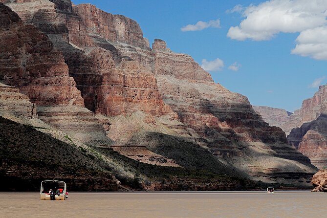 Grand Canyon West Helicopter Tour with VIP Skywalk and Boat Ride - Landing near the Colorado River