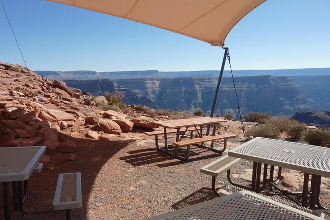 Grand Canyon West Rim Day Trip by Helicopter from Las Vegas - Guano Point offers the broadest canyon views