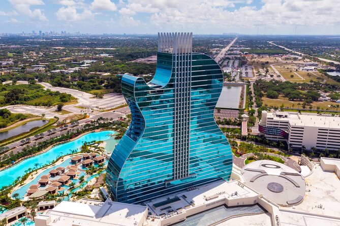 Guitar Hotel or Miami Dolphins Stadium Helicopter Tour - The Guitar Hotel is the visual star