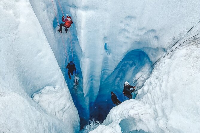 Heli Glacier Crevasse Ice Climbing- Summer - A private climb with personal coaching