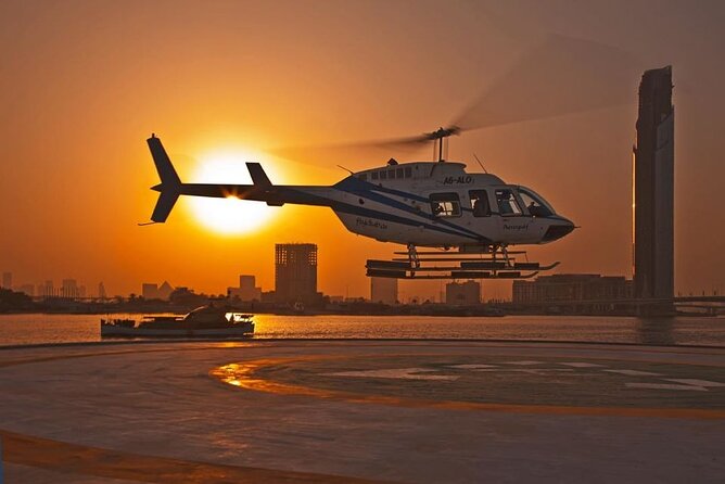 Helicopter Dubai City Tour at Palm with Transfers Options - Key points before you book