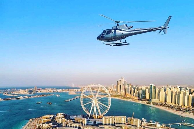 Helicopter Dubai City Tour at Palm with Transfers Options - The 500-acre mixed-use development