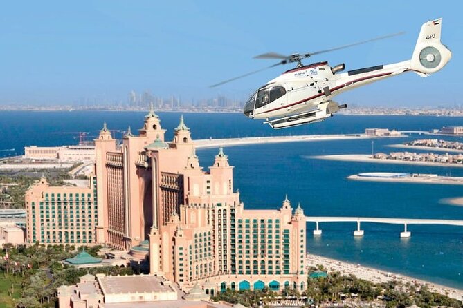 Helicopter Dubai City Tour at Palm with Transfers Options - Burj Khalifa and Dubai’s vertical center