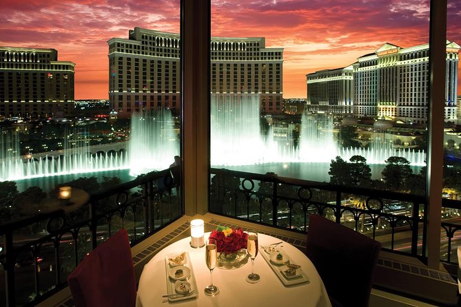 Helicopter Flight of the Las Vegas Strip with Eiffel Tower Dinner - Starting with French dinner above the Strip