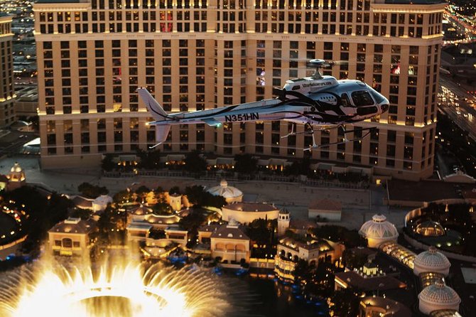 Helicopter Flight of the Las Vegas Strip with Eiffel Tower Dinner - The VIP room and a short night flight
