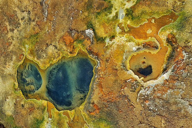 Helicopter Flight Over Geothermal Landscapes from Reykjavik - The 15-minute landing near geothermal ground