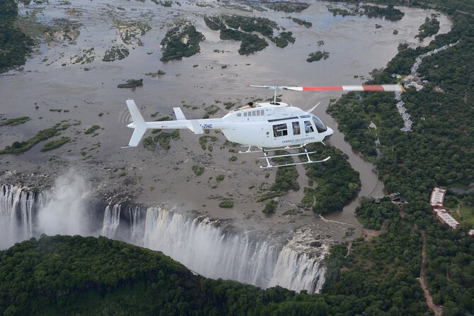 Helicopter Flight+window Seat Guarantee over the Victoria Falls - A Window Seat for Every Passenger