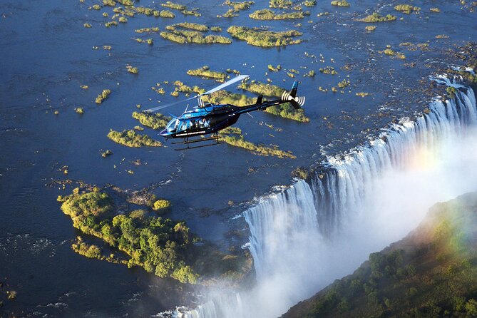 Helicopter Flight+window Seat Guarantee over the Victoria Falls - How This Fits With a Ground Visit