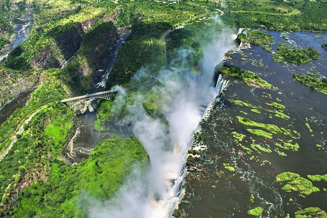 Helicopter Flight+window Seat Guarantee over the Victoria Falls - The 12 to 15 Minutes Over the Upper Zambezi River