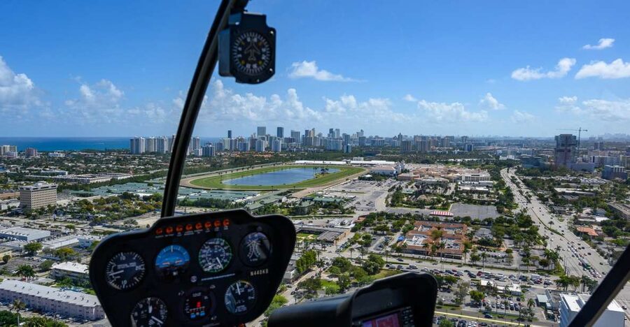 Helicopter: Lauderdale-Hard Rock Guitar-Miami Beach - What this Fort Lauderdale helicopter flight is really like