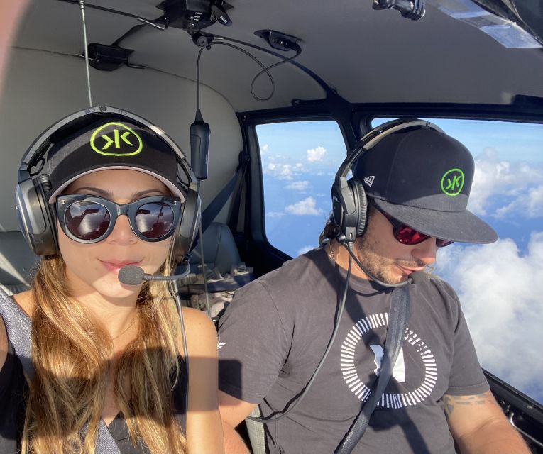 Helicopter: Lauderdale-Hard Rock Guitar-Miami Beach - Haulover Sandbar and the open water