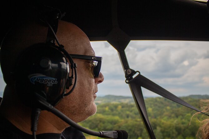 Helicopter Ride in Smoky Mountain Sevierville Great Smoky Tour - Bluff Mountain ends the flight with a lift