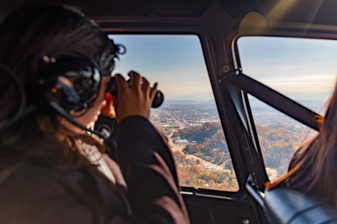 Helicopter Ride in Smoky Mountain Sevierville Mountain Jumper - Leaving Sevierville for Wears Valley