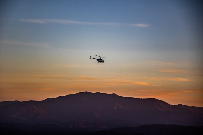 Helicopter Ride in Smoky Mountain Sevierville Mountain Jumper - Mount LeConte from a helicopter